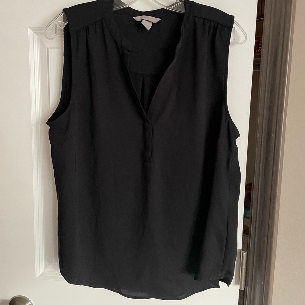H&M Sleeveless Blouse—Medium